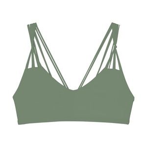 Mikoh Green Strappy Bathing Suit Top